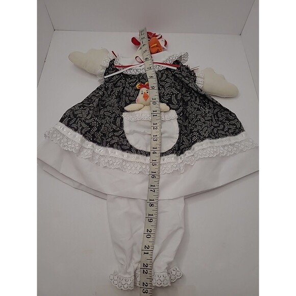 Vintage Handmade Mother Hen and Chick, 23” Long With “Dress Pouch” Hand Covering - Picture 12 of 13
